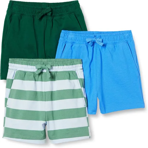 Miniatura 7 de Amazon Essentials Pantalones cortos de algodón con cintura elástica, paquete de 3 unidades para niños y niños pequeños