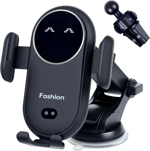 Miniatura 6 de Cargador inalámbrico para automóvil, soporte de teléfono para cargador inalámbrico de automóvil, sensor inteligente, ventilación de aire, soporte