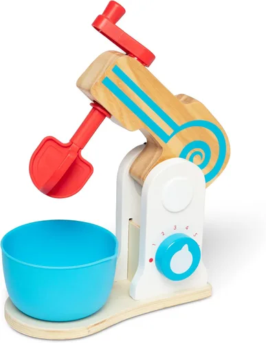 Miniatura 4 de Juego de batidor de madera para tortas de Melissa & Doug, 11 piezas, accesorios de comida y cocina, individual, Multicolor