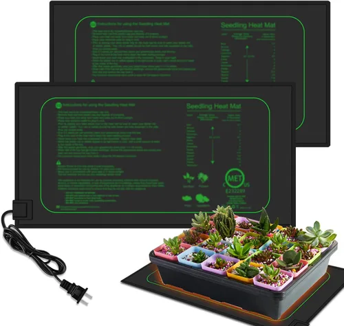 GYTF Alfombrilla térmica para plántulas de 21W para germinación de semillas, almohadilla térmica impermeable de 10" x 20.75" para germinación de