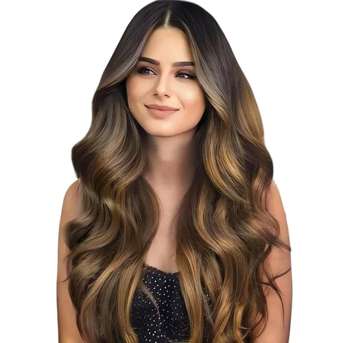 Miniatura 31 de WENNALIFE Extensiones de cabello humano real, 20 pulgadas, 3.53 onzas, color marrón chocolate, trama, cabello Remy atado a mano, extensiones