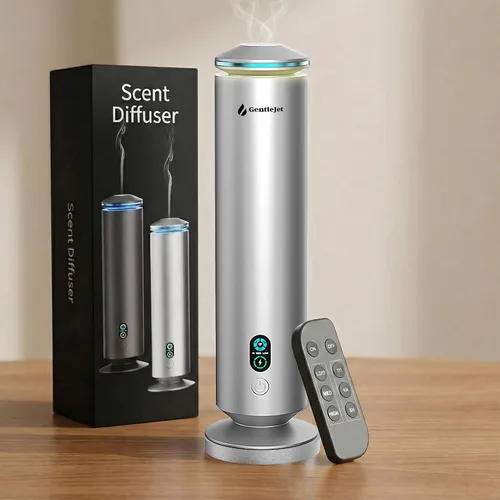 Miniatura 9 de GentleJet MajesticMist Difusor de aceite esencial sin agua para habitaciones grandes (1000 pies cuadrados), máquina de aroma nebulizador de aire