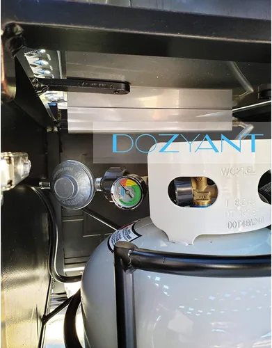 Miniatura 5 de DOZYANT Indicador de nivel de tanque de propano Detector de fugas para tanque de propano de 5 a 40 libras con conexión tipo 1 (juego de 2)
