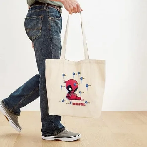 Miniatura 6 de CafePress Deadpool - Bolsa de mano de dardos de juguete bolsa de compras reutilizable