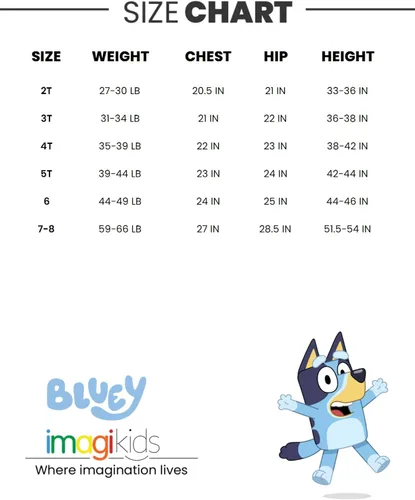 Miniatura 7 de Bluey Bingo Girls Cosplay Tank Top and Active Retro Dolphin French Terry Shorts Toddler to Little Kid