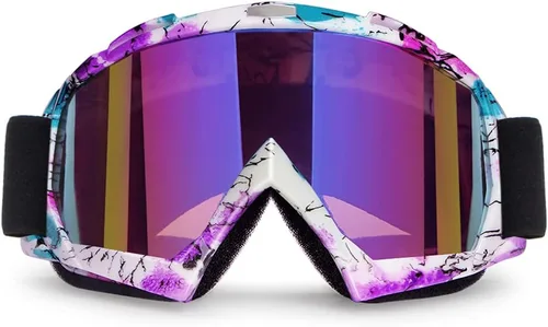 Miniatura 14 de Gafas de Motocicleta Motocross Dirt Bike Resistentes al Viento ATV A Prueba de Polvo Gafas de Carreras Resistentes a los Arañazos Gafas de Seguridad
