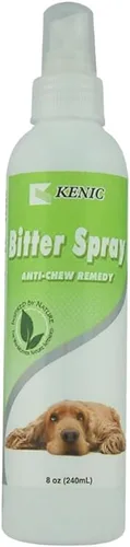 Kenic Spray disuasorio amargo antimordiscos para perros y gatos, antilamidoras, ayuda de entrenamiento sin masticación, seguro para usar en muebles,