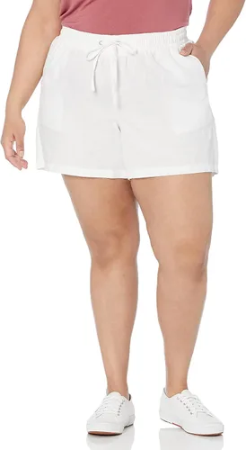 Miniatura 5 de Tienda Essentials Pantalón corto de lino con cordón de 5 pulgadas