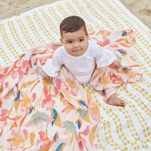 Miniatura 4 de aden + anais Manta de viscosa de bambú suave y sedosa, ropa de cama para bebé recién nacido y niño pequeño, manta de guardería para niños y niñas