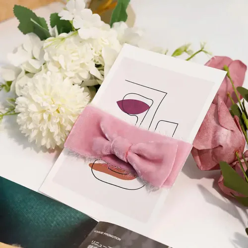 Miniatura 4 de Cinta de terciopelo de 5/8 pulgadas de ancho, 25 yardas, cinta de terciopelo blanco en carrete para manualidades, envoltura de regalos, bricolaje