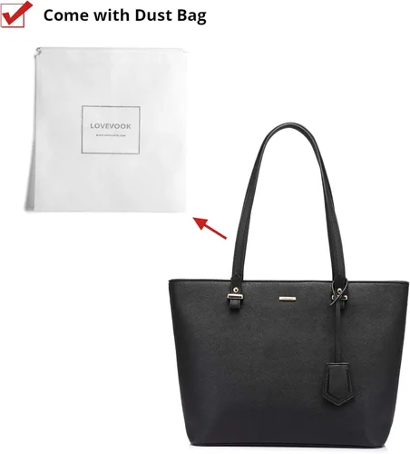Miniatura 8 de Juego de 3 bolsas de mano para mujeres bolsa tipo tote para llevar colgada del hombro, bolso satchel y bolso hobo