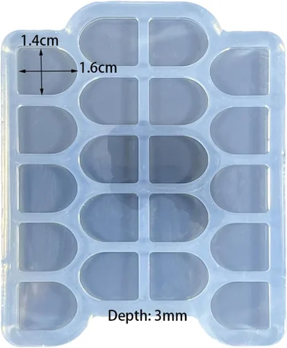 Miniatura 2 de Mini moldes para aretes con forma de puerta, molde de silicona para aretes de bricolaje, aretes de oreja, colgantes, manualidades de fabricación