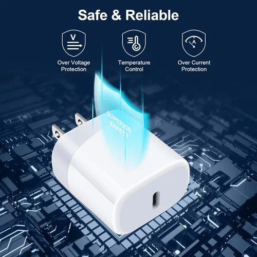 Miniatura 7 de Cargador súper rápido tipo C bloque de carga para Samsung Galaxy A17 A16 A15 A14 5G/A56/A55/A36/S25 Ultra/S24/S23/S22/Z Flip 7/Z Fold 7, USB C Wall