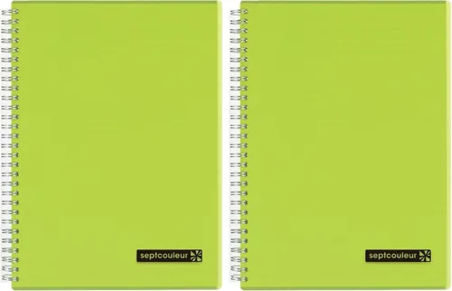 Miniatura 7 de Maruman Septcouleur - Cuaderno rayado - A5, 5.83 x 8.27 pulgadas, 80 hojas/160 páginas, diario de papel rayado universitario de 0.276 in, espiral