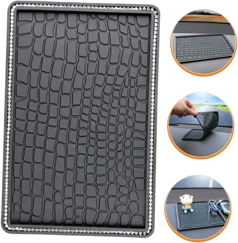 Miniatura 2 de Didiseaon Cojín único del tablero de instrumentos del coche de los accesorios del coche del cojín del teléfono del PVC para el adorno del tablero