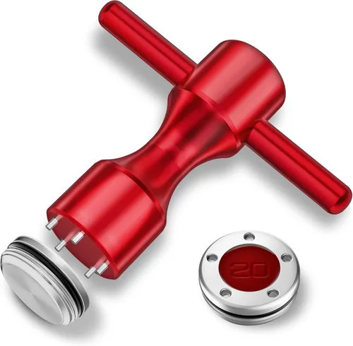 Miniatura 8 de Peso de cabeza de golf, 2 unidades. Pesos personalizados de golf de 0.35 oz+llave roja compatible con Titleist Scotty Cameron Putters Newport