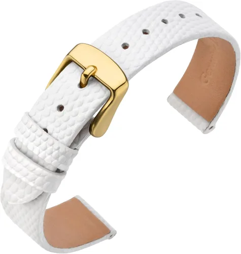 ANNEFIT Correa de reloj de cuero para mujer, 0.394 in, 0.472 in, 0.512 in, 0.551 in, 0.591 in, 0.630 in, 0.709 in, 0.787 in, correa de repuesto