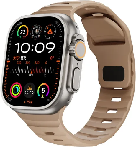 Miniatura 23 de Correas de silicona deportivas compatibles con Apple Watch Band de 1.929 in, 1.811 in, 1.772 in, 1.732 in, 1.654 in, 1.614 in, 1.575 in, 1.496 in