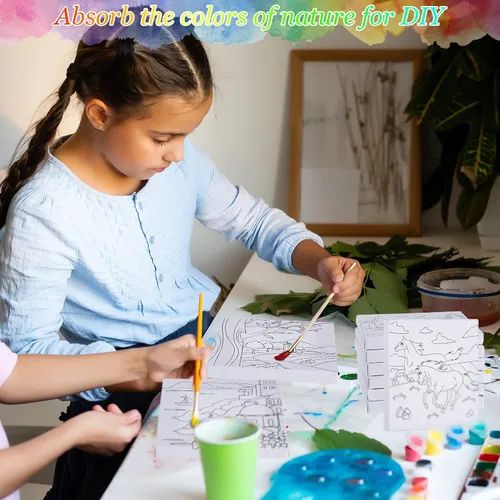 Miniatura 6 de 12 piezas de arte en lienzo de contorno predibujado de 4 x 4 pulgadas, tablas de pintura de lienzo estirado para el primer y último día de escuela