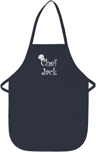 Miniatura 15 de Delantal de chef con cualquier nombre hecho en los Estados Unidos, bordado de primera calidad, para niños, niñas, niños, diversión en la cocina