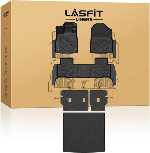 Miniatura 11 de LASFIT Alfombrillas para Honda Civic Sedan 2016-2021 y Hatchback 2017-2021 y Coupe 2016-2020, Alfombrillas de TPE de Ajuste Personalizado para Todo
