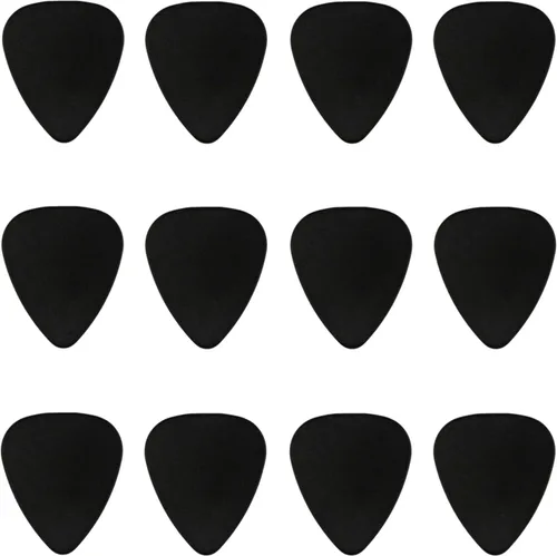 Miniatura 12 de Púas de plástico ABS para guitarra o bajo, calibre medio de 0.028 in, forma 351, paquete de 50 Rojo
