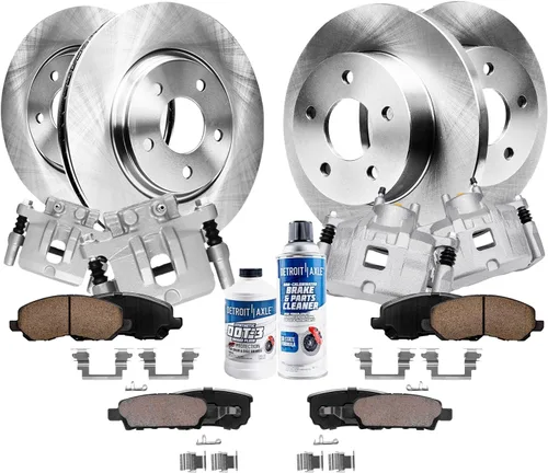 Miniatura 41 de Detroit Axle - Rotores de freno para Chrysler 200 2015 2016 2017, Rotores de freno de disco de reemplazo: 12.01" pulgadas delantero y 10.95