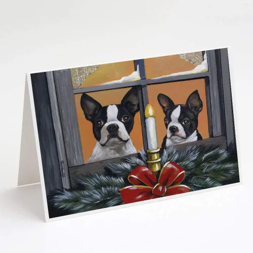 Miniatura 6 de Caroline's Treasures PPP3013GCA7P - Tarjetas de felicitación y sobres para mascotas de Basset Hound Teacher, paquete de 8 tarjetas en blanco