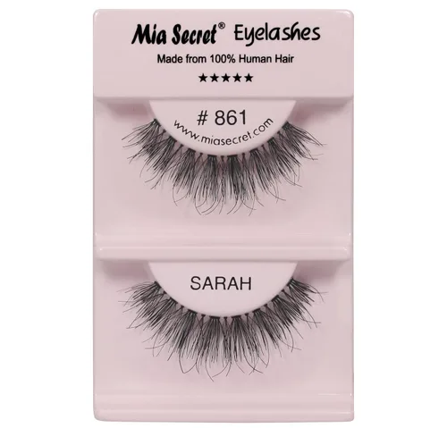 Miniatura 20 de Mia Secret Demi Wispies - Pestañas postizas de estilo natural, pestañas de tira fina, banda transparente invisible, pestañas de cabello humano