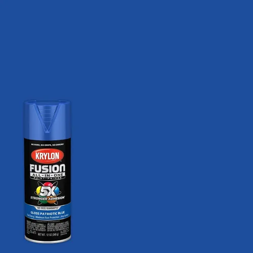 Miniatura 394 de Krylon Fusion - Pintura en aerosol adhesiva todo en uno para uso en interiores y exteriores, 12 onzas, aluminio
