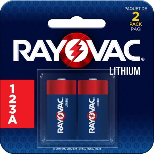 Miniatura 8 de Rayovac Baterías de 123 A (paquete de 2), baterías de litio 123A, ideales para cámaras
