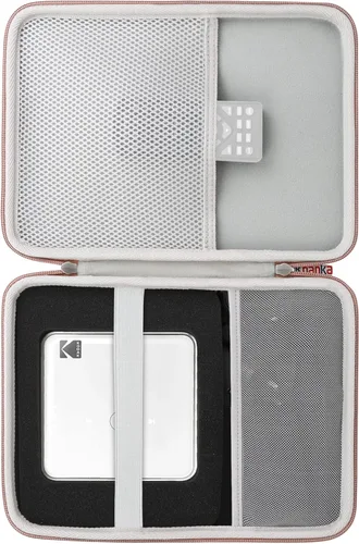 Miniatura 8 de khanka Funda rígida de viaje compatible con proyector de bolsillo Kodak Luma 400/450, proyector de película portátil, solo funda