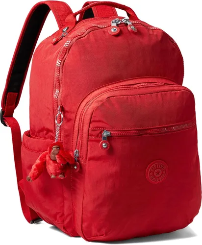 Miniatura 4 de Kipling Mochila para portátil Seoul de 15 pulgadas para mujer, duradera, espaciosa, con correas acolchadas para el hombro, funda protectora