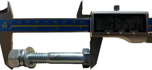 Miniatura 3 de JM Steel 4" Rueda sólida V-Groove cromada. para puerta corredera V-Track. Capacidad de carga 2500 libras.