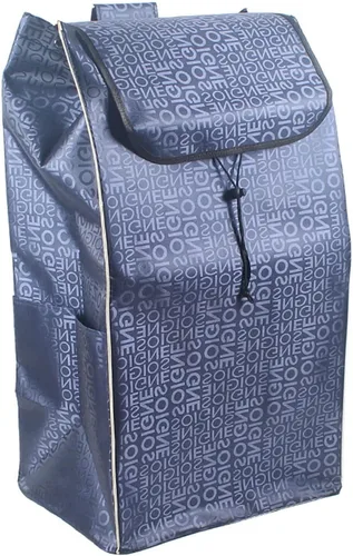 THEGA Bolsa de repuesto para carrito de compras, bolsa de almacenamiento impermeable de tela Oxford de 60L, bolsas de comestibles de gran capacidad,