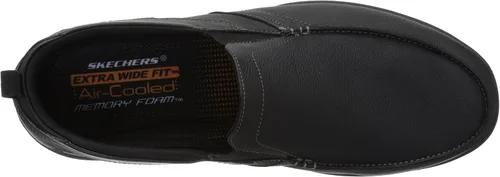 Miniatura 5 de Skechers Ajuste relajado para hombre Harper - Mocasín Forde, Negro