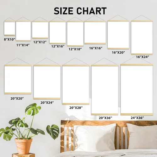 Miniatura 4 de Lienzo impreso personalizado, póster personalizado con tus fotos, carteles personalizados con marcos magnéticos
