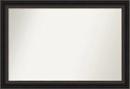 Miniatura 185 de Amanti Art Espejo de baño de bronce para sobre el fregadero, 24 x 24 pulgadas, espejo cuadrado de bronce Lara para tocador, marco de madera