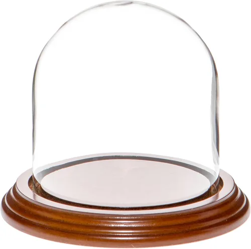 Miniatura 4 de Plymor Cúpula de cristal de 4 x 4 pulgadas (base de madera MDF negra)