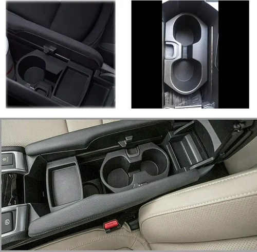 Miniatura 8 de Soporte de taza para Honda Civic Portavasos 2016 2017 2018 2019 2020 2021 Accesorios Honda Civic Lx Ex Si Sport Hatchback Consola central Soporte