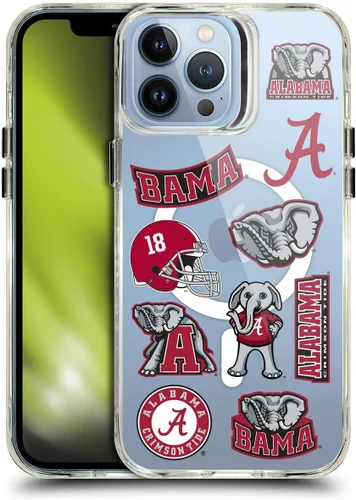 Miniatura 49 de Head Case Designs Funda de gel suave con licencia oficial de la Universidad de Alabama UA Collage compatible con Apple iPhone 13 Pro Max
