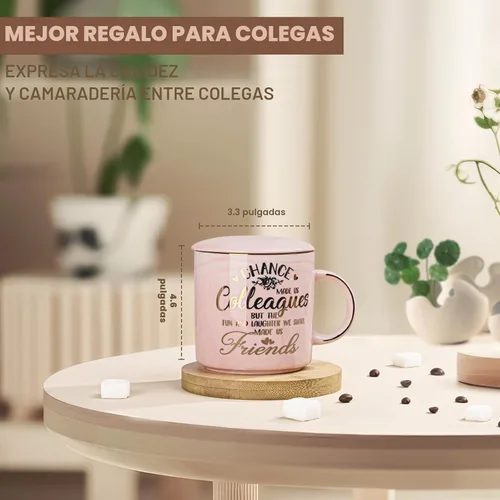 Miniatura 2 de Regalos de despedida para compañeras de trabajo, Taza de café Colegas de Chance Made Us, Regalos divertidos de despedida para compañeras de trabajo