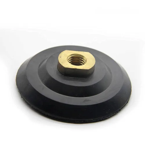 Miniatura 11 de Almohadilla de respaldo de pulido de 4 pulgadas con base de goma para soporte de almohadilla de pulido de diamante, conector de gancho y bucle