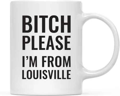 Miniatura 46 de Andaz Press Taza de café de 11 onzas, regalo de broma, Bitch Please I'm from Alabama, paquete de 1, incluye caja de regalo, divertidas ideas