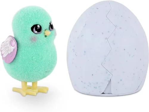 Miniatura 6 de Little Live Pets - Pollito sorpresa; lindo juguete interactivo y coleccionable que gorjea y pulsa; sale del huevo y salta - Huevo azul