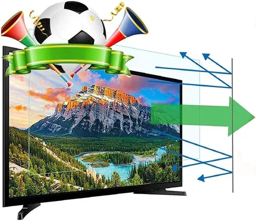 AIZYR Película protectora de pantalla de TV antiarañazos de 75 a 85 pulgadas, ultra transparente, antiluz azul, cubierta protectora de pantalla
