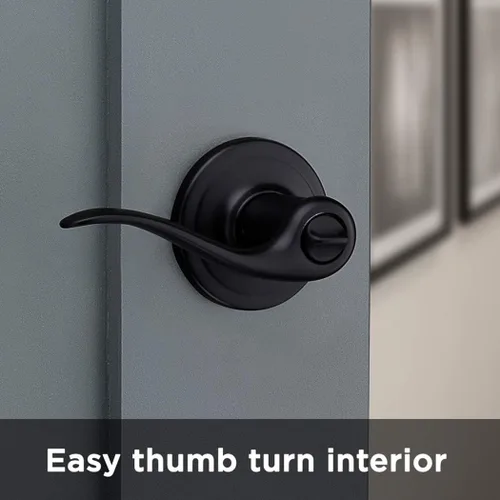Miniatura 11 de Kwikset Tustin - Manija de puerta de entrada con cerradura y llave, palanca exterior reversible con cerradura segura, para entrada principal
