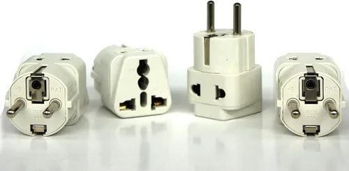 Miniatura 10 de Adaptador de corriente universal internacional convertidor de punta de enchufe - Convertir Europa, EU/UK/CN/AU a Estados Unidos - Ideal