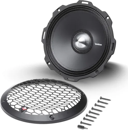 Miniatura 7 de Rockford Fosgate PPS4-8 Punch Pro Single 8" 4-Ohm Altavoz de rango medio de un solo componente 125 vatios RMS / 250 vatios pico - negro