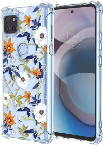 Miniatura 14 de Funda para Moto G Stylus 2021 4G Clear Flower Funda de teléfono TPU suave a prueba de golpes, antiarañazos, funda protectora para Motorola G Stylus